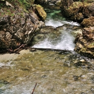 Soutěska Vintgar (Slovinsko, Triglavský národní park)