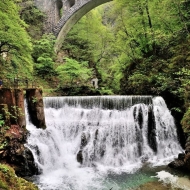 Soutěska Vintgar (Slovinsko, Triglavský národní park)