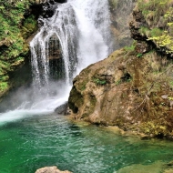 Soutěska Vintgar (Slovinsko, Triglavský národní park)