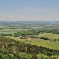 Výhled z rozhledny Haniperk