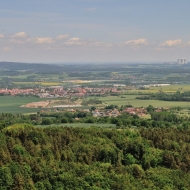 Výhled z rozhledny Haniperk