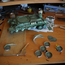 Tank T-34/76 (1:34, R. Vyškovský - časopis ABC)