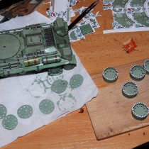 Tank T-34/76 (1:34, R. Vyškovský - časopis ABC)