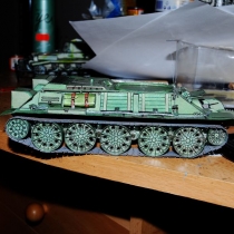 Tank T-34/76 (1:34, R. Vyškovský - časopis ABC)