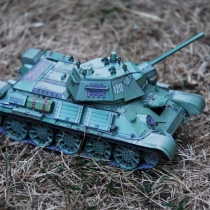 Tank T-34/76 (1:34, R. Vyškovský - časopis ABC)
