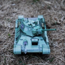 Tank T-34/76 (1:34, R. Vyškovský - časopis ABC)