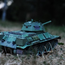 Tank T-34/76 (1:34, R. Vyškovský - časopis ABC)