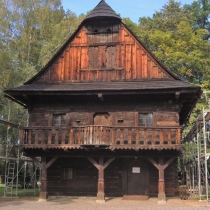 Valašské muzeum v přírodě -Dřevěné městečko - Rožnovská radnice