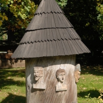Valašské muzeum v přírodě -Dřevěné městečko - Soubor klátových úlů