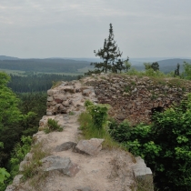 zřícenina hradu Valdek