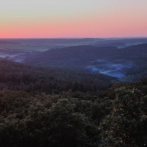 Vysoký vrch - západ slunce