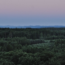 Vysoký vrch - západ slunce